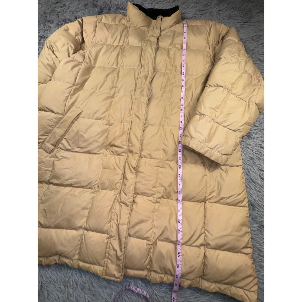 Eddie‎ Bauer Men's 2XL WeatherEdge Parka Tan Down Jacket Quilted Puffer Coat XXL